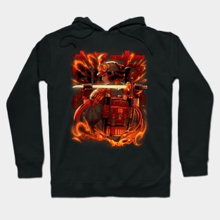 Fire Urban Samurai Hoodie